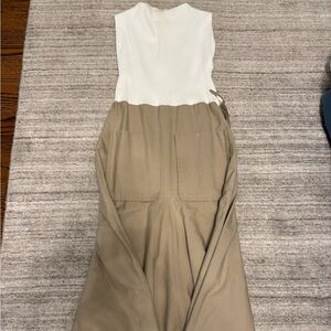 Zara Ribbed White dress